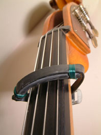 Bass capo in use.
